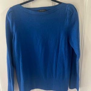NWT! Ann Taylor Boat-Neck Sweater in Blue - Large